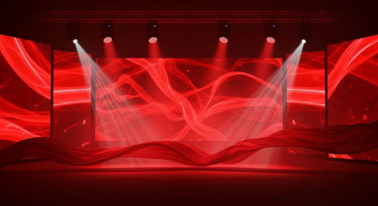 무대 연출과 의상에 담긴 붉은색의 미학적 메시지