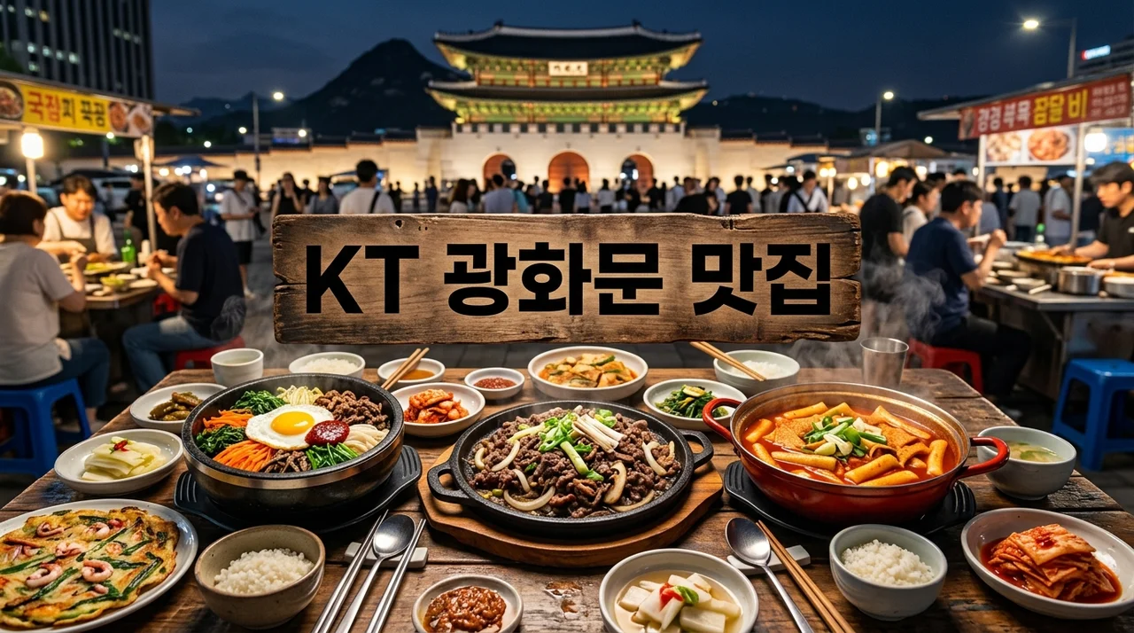 KT 광화문 맛집: 직장인 점심부터 저녁 회식까지 완벽 가이드