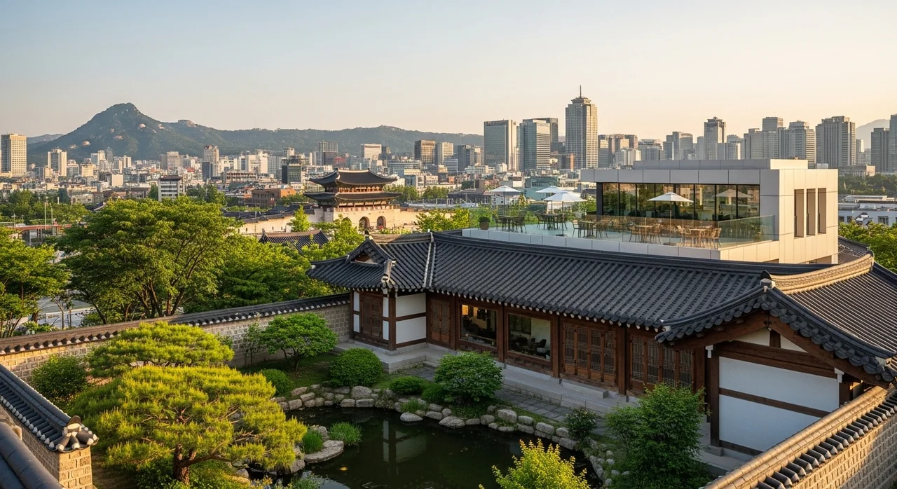 역사적 분위기 속 이색적인 경험, 한옥 카페 & 루프탑 카페