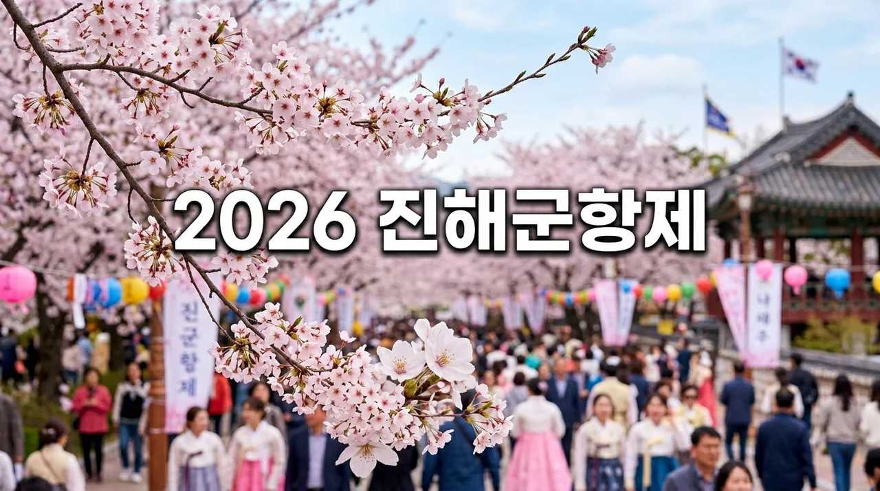 2026 진해군항제 일정 완벽 가이드: 벚꽃 개화시기부터 주차, 교통 꿀팁까지!