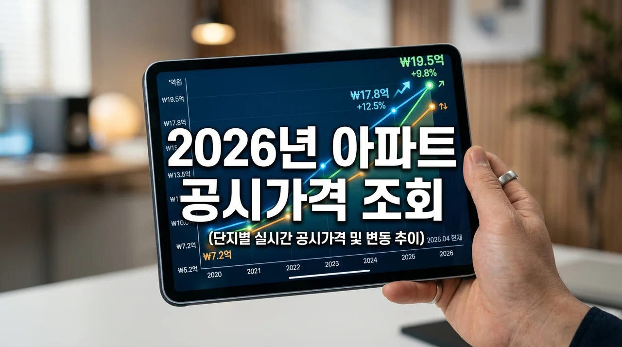 2026년 아파트 공시가격 조회: 내 재산 가치와 세금 변화 완벽 가이드