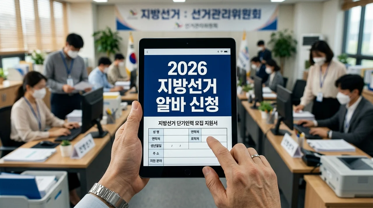 2026 지방선거 알바 신청 완벽 가이드: 선관위 공고부터 접수까지