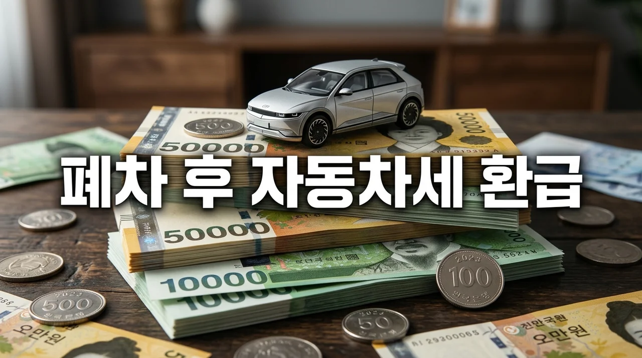 폐차 후 자동차세 환급: 기준일, 계산법, 신청 가이드 완벽 정리