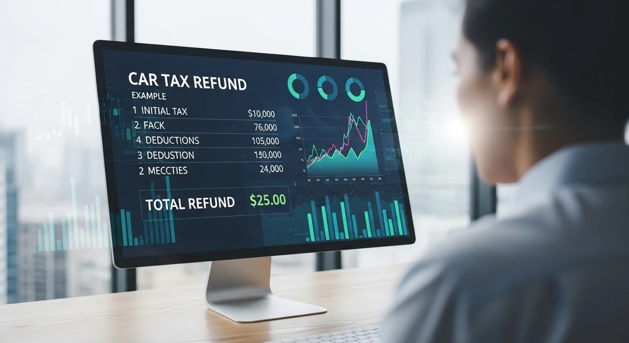 실제 사례로 보는 자동차세 환급액 계산 예시