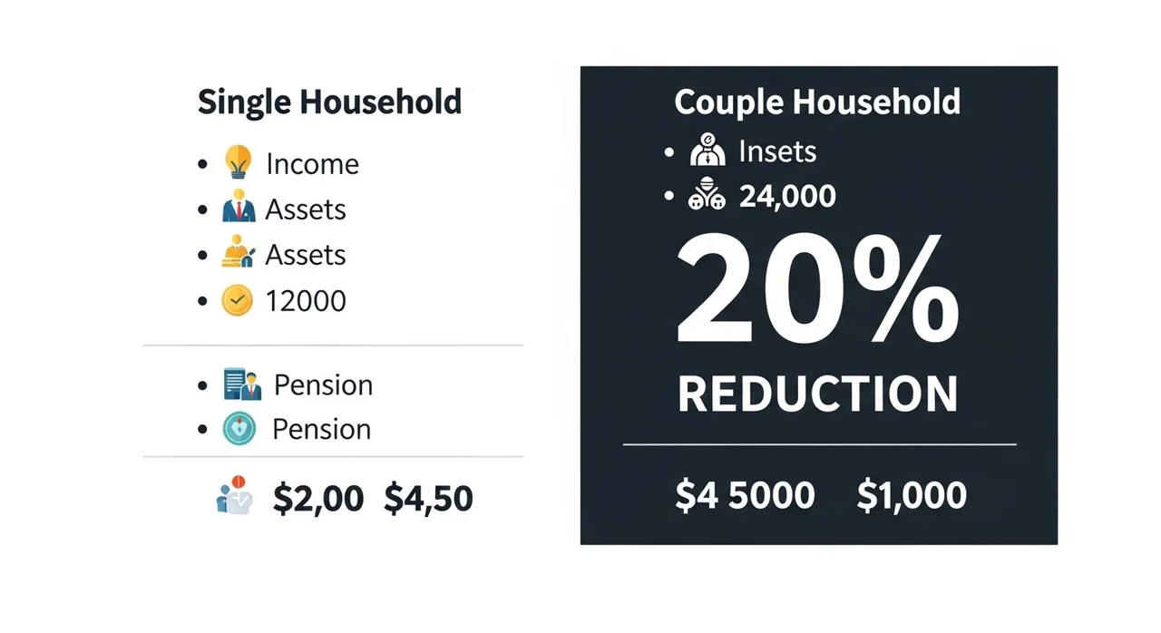 핵심 비교: 단독가구 vs. 부부가구 수령액 차이 기준 한눈에 정리