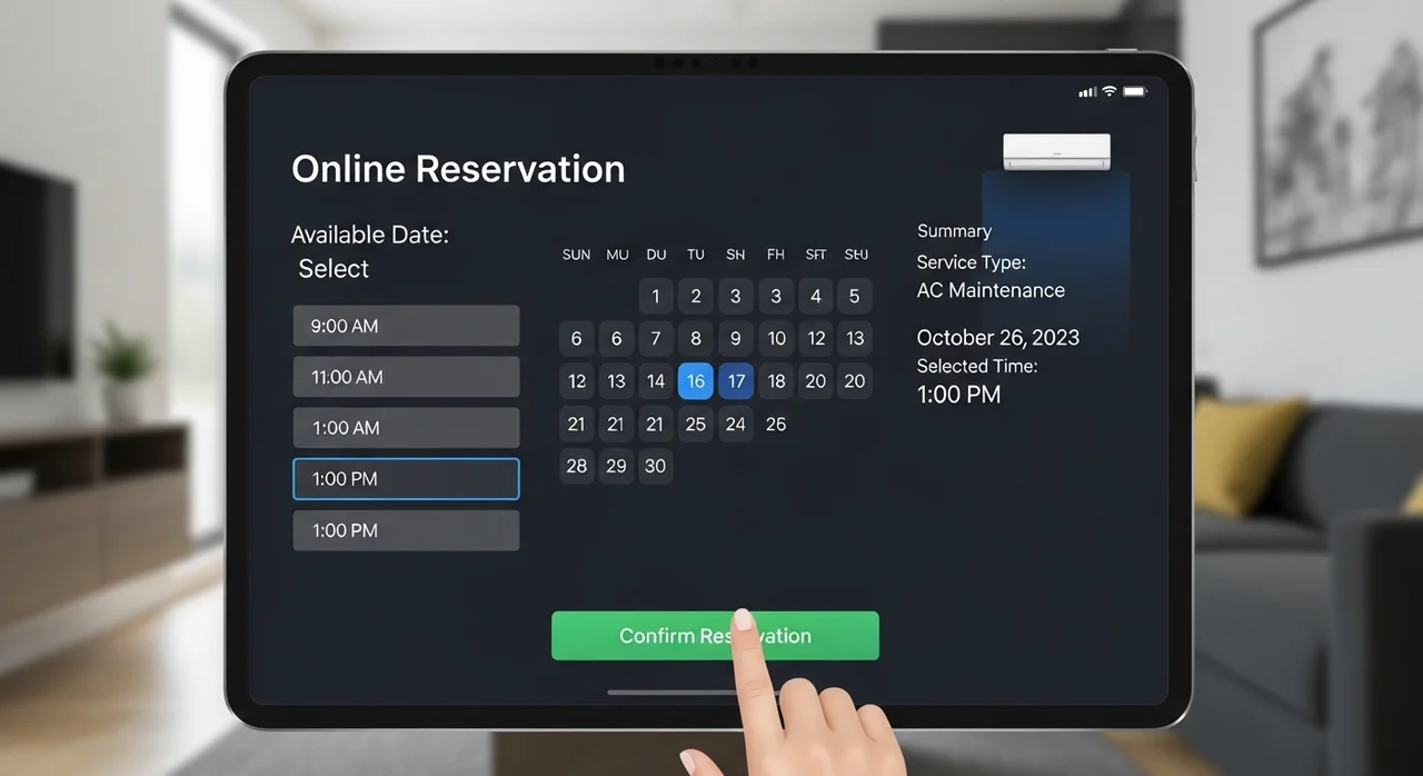 주요 제조사별 에어컨 사전점검 신청 방법
