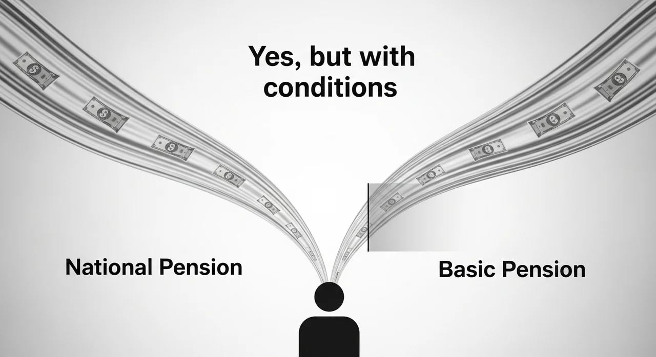 핵심 질문: 기초연금과 국민연금 중복 수령, 정말 가능한가요?