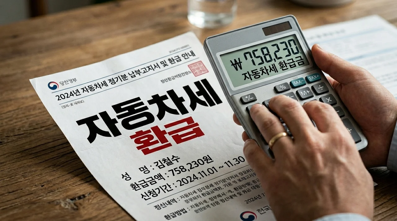 자동차세 환급 얼마나 받나? 일할 계산 기준과 예시 총정리