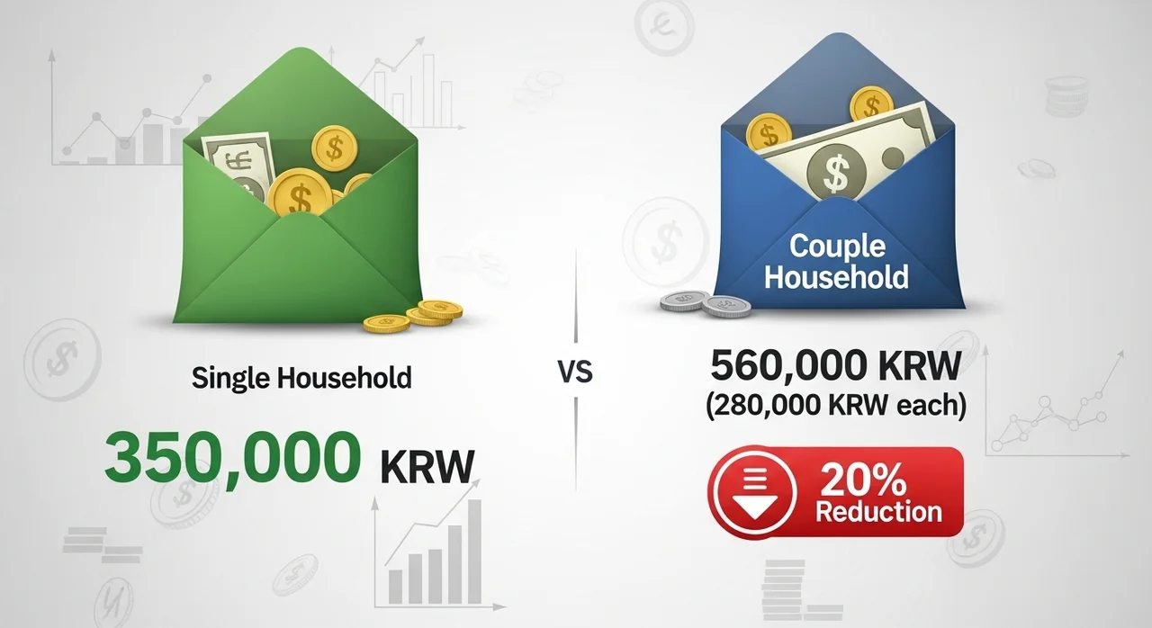 2026년 기초연금 수령액: 단독가구와 부부가구의 명확한 차이 비교