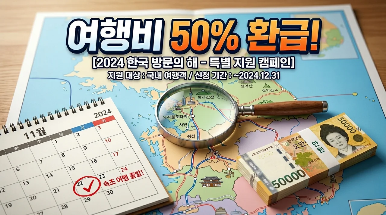 여행비 50% 환급! 지역사랑 휴가지원제 대상지역 완벽 가이드