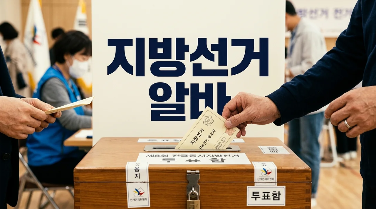 지방선거 알바: 지역별 선관위 공고 및 신청 방법 총정리 (서울·경기·부산)