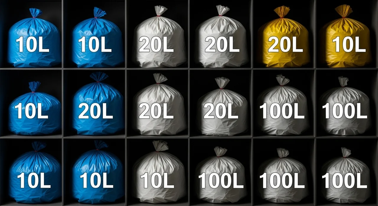 판매 중인 종량제봉투 규격 및 종류