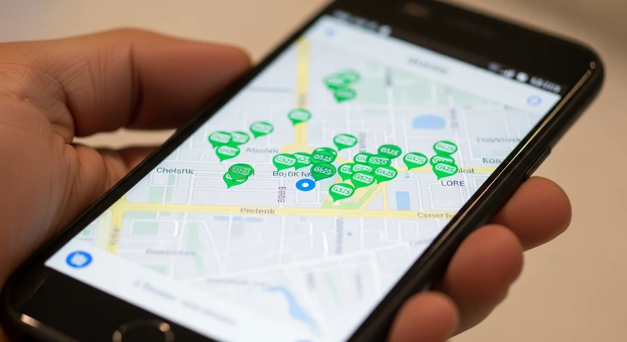 GS25 편의점 종량제봉투 재고 확인 방법 (우리동네GS)