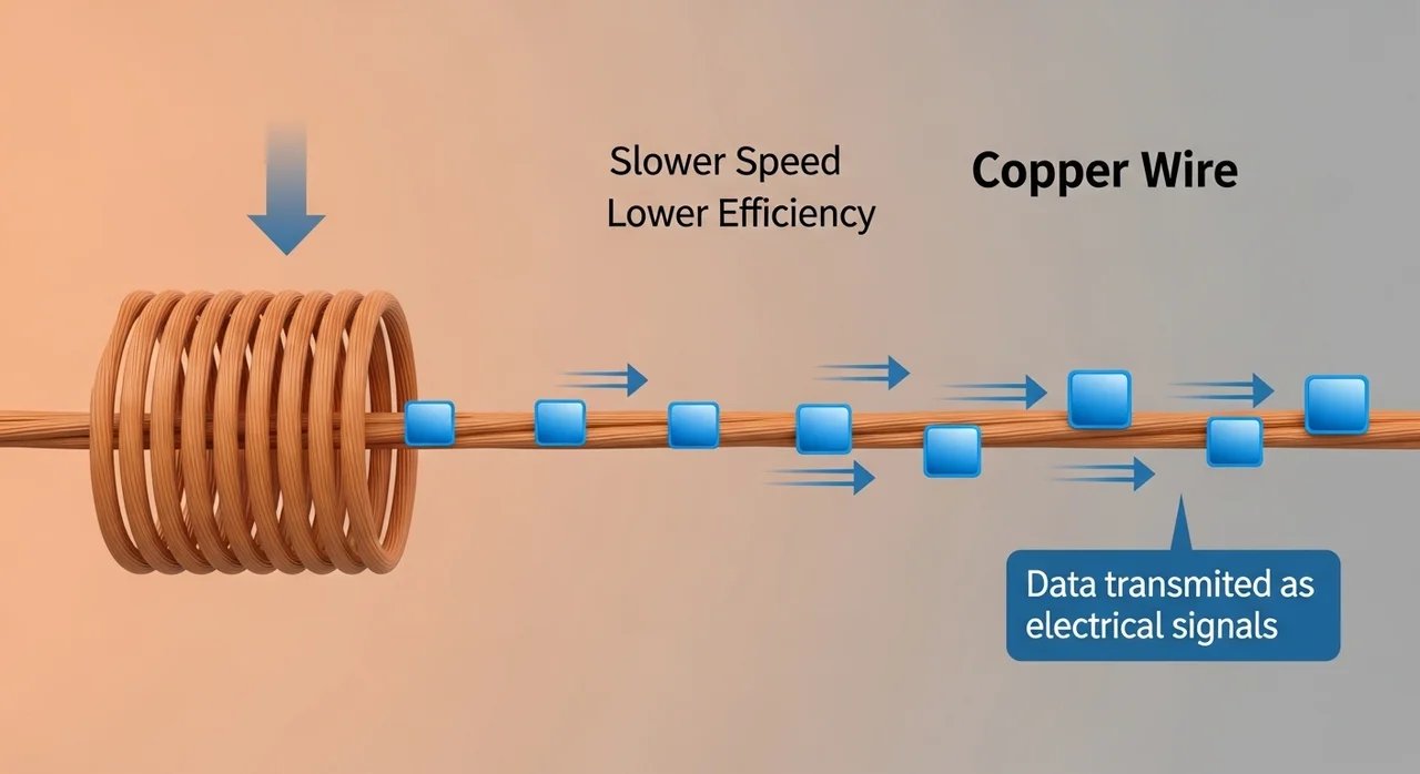글로벌 시장의 변화: 구리선에서 광케이블로의 대전환