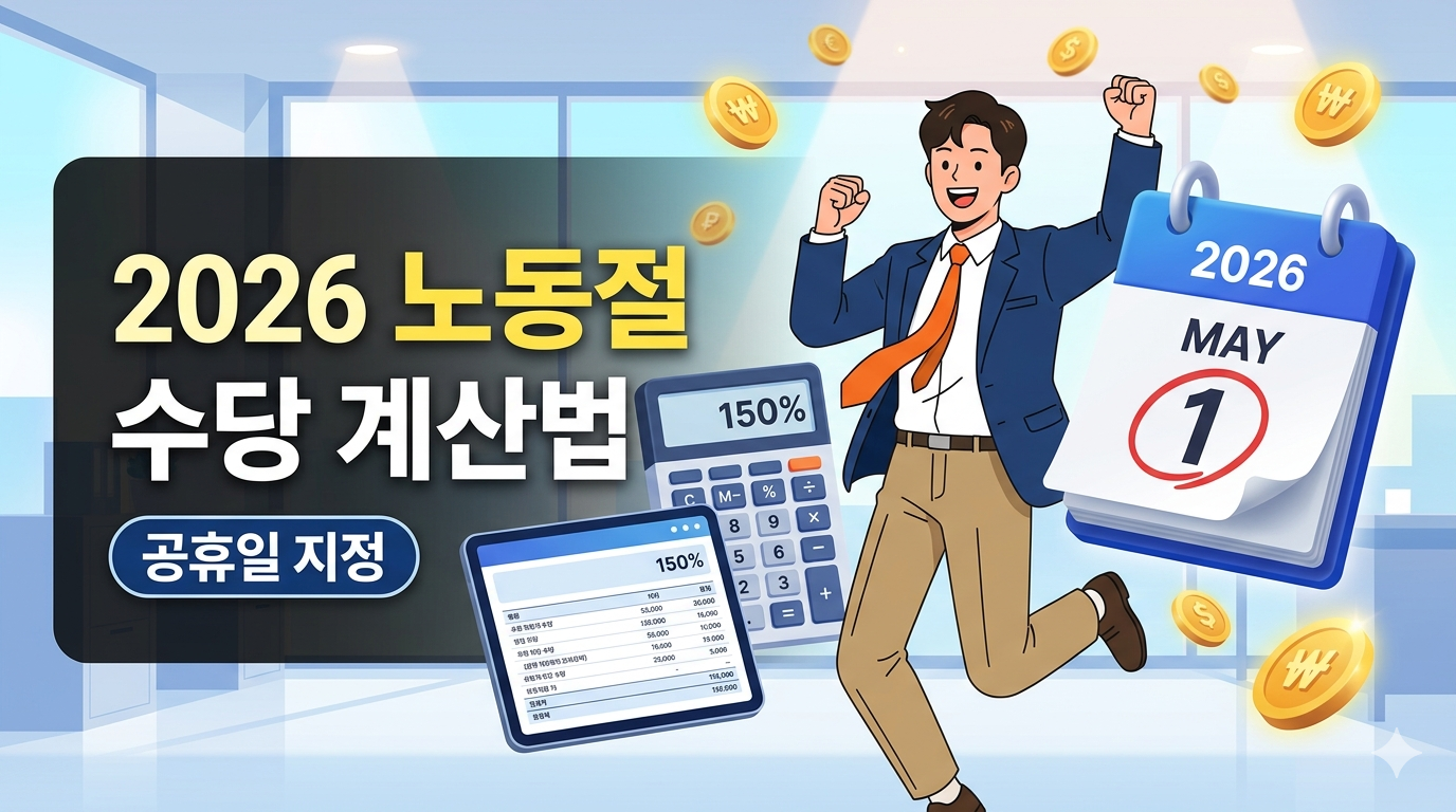 2026년 노동절 법정 공휴일 지정 안내: 휴일근로수당 및 변경 사항 총정리