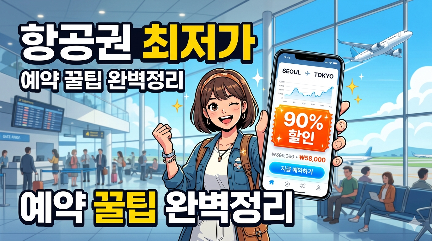 특가 항공권 싸게 사는 법: 최저가 예약 팁 및 시기 완벽 정리