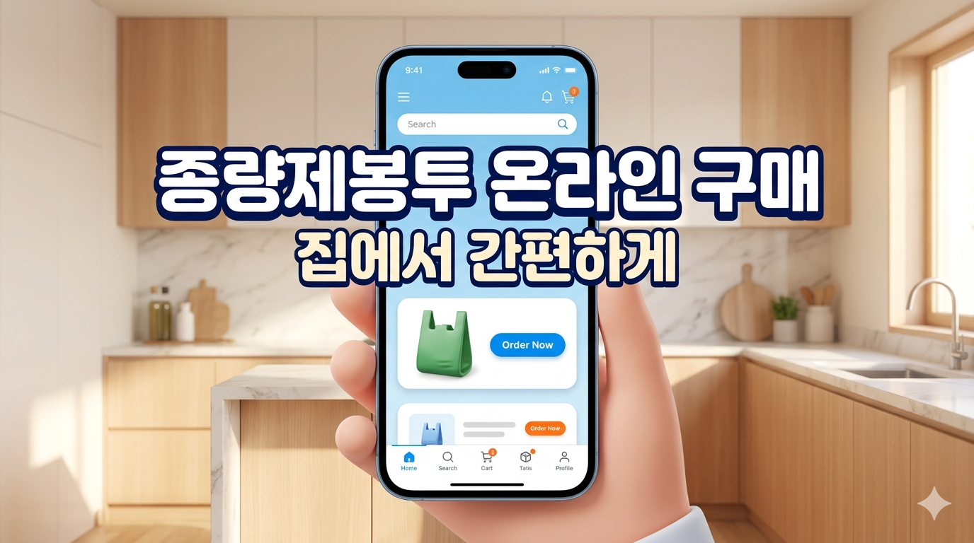 종량제봉투 온라인 구매 방법 및 지역별 플랫폼 총정리