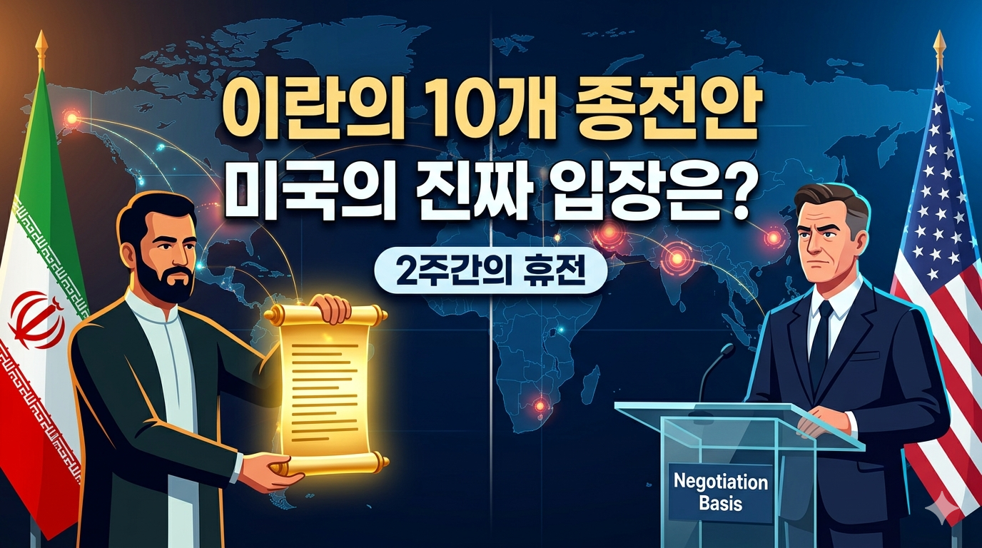 이란 10개 종전안 제안과 미국의 입장 차이: 2주간의 휴전 합의 분석