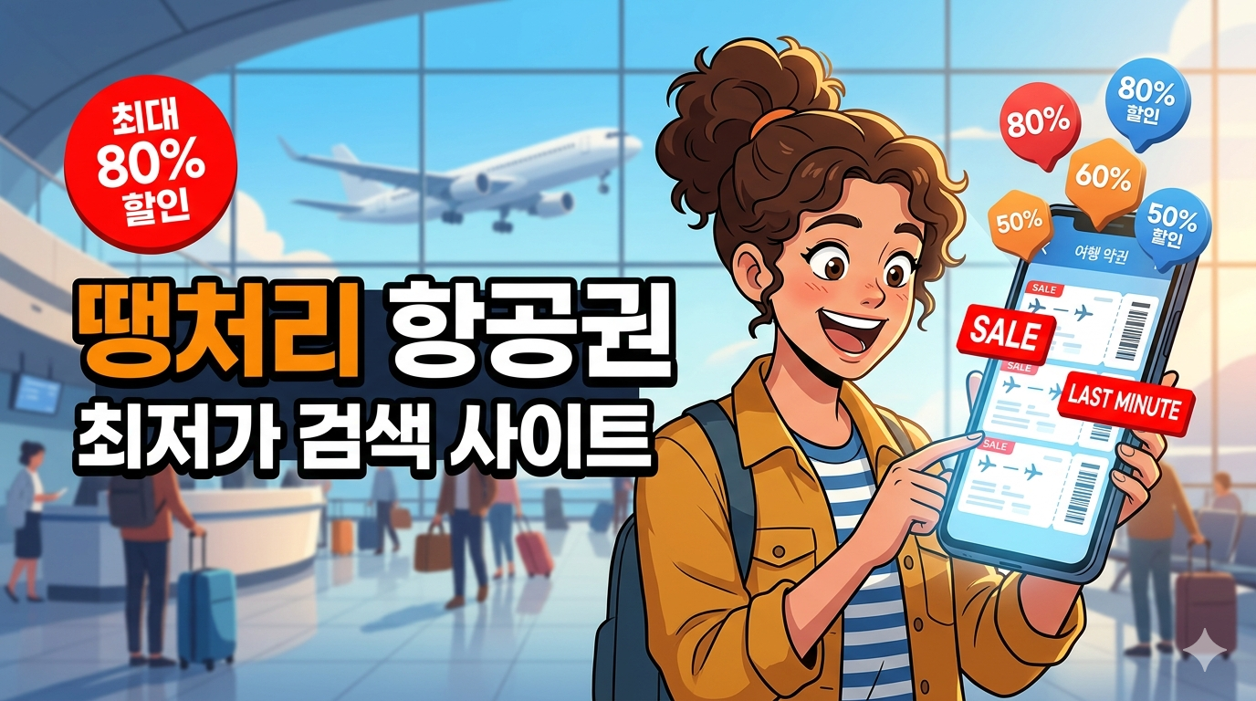 땡처리 항공권 예약 가이드: 최저가 검색 사이트 및 구매 꿀팁 정리