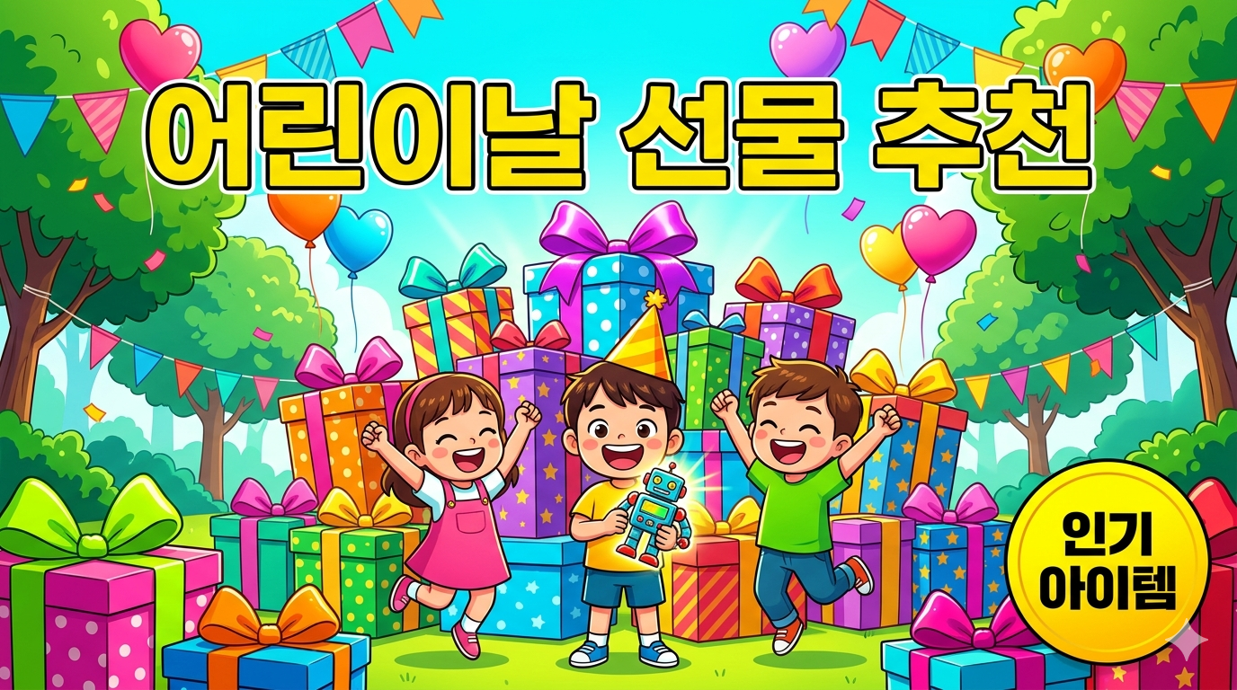 어린이날 인사말 추천 및 연령별 인기 선물 완벽 정리