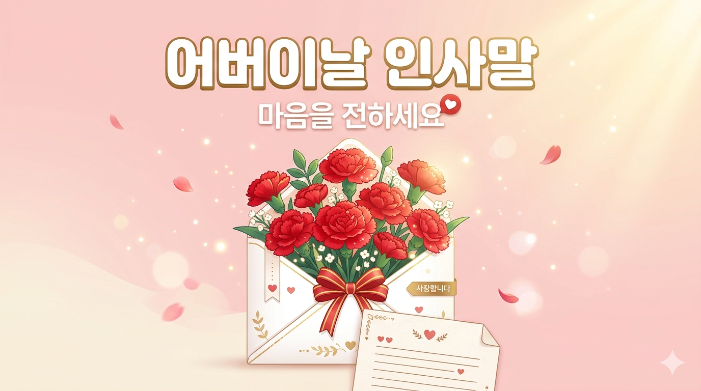 어버이날 인사말 문구 및 추천 선물 순위 가이드