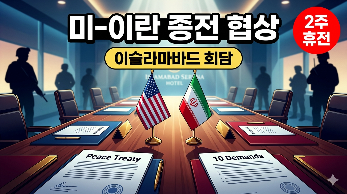 미국-이란 종전 협상 돌입: 이슬라마바드 회담의 핵심 쟁점과 전망