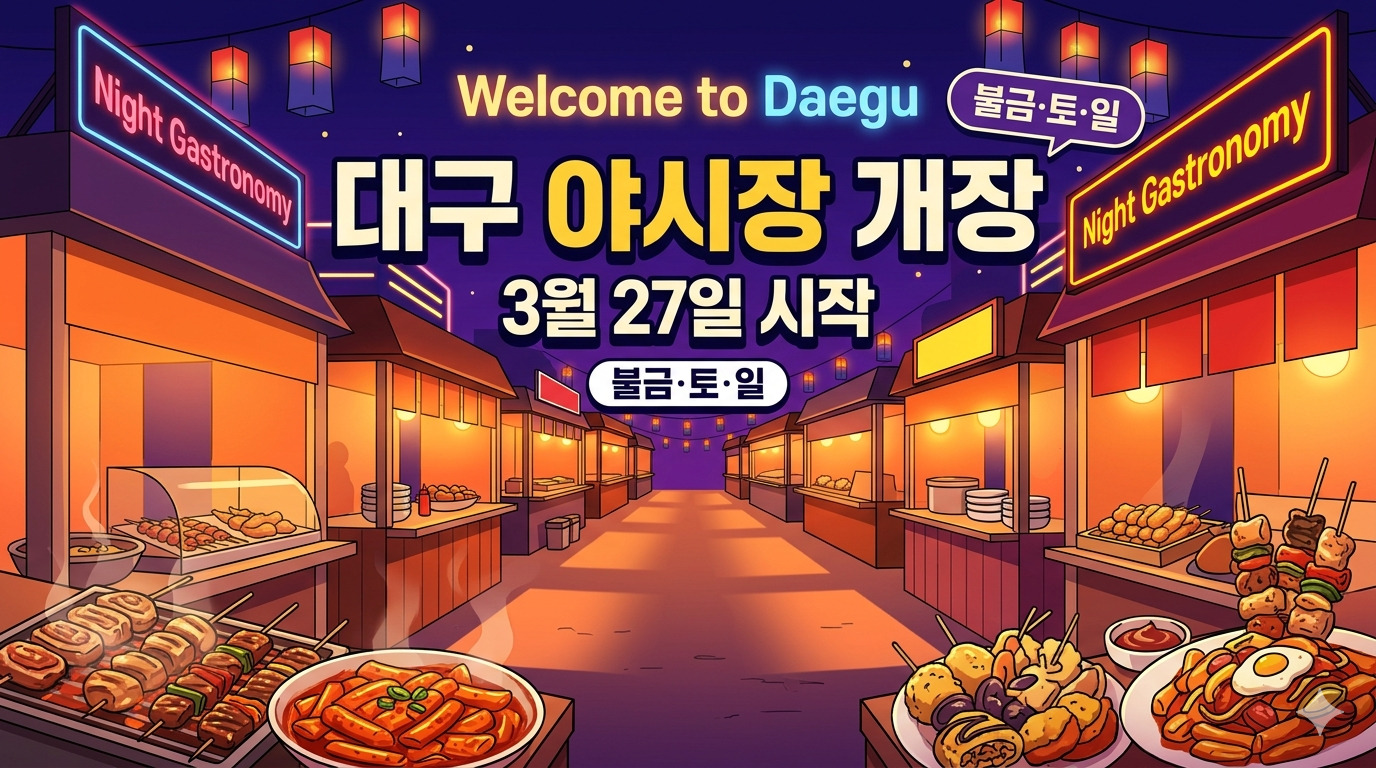 2024 대구 서문·칠성 야시장 개장 가이드: 3월 27일 운영 재개 및 관전 포인트