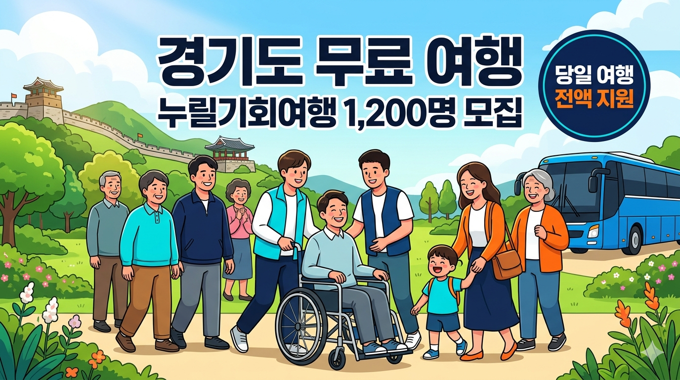 2026 경기도 복지 혜택: 관광취약계층 무료 여행 및 청소년 생활장학금 총정리