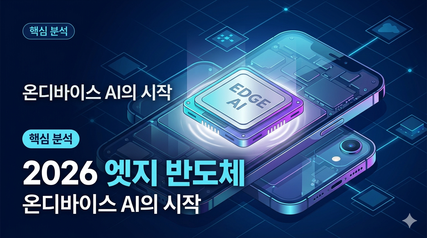 2026년 엣지 반도체 시장 전망과 온디바이스 AI 핵심 기술 분석