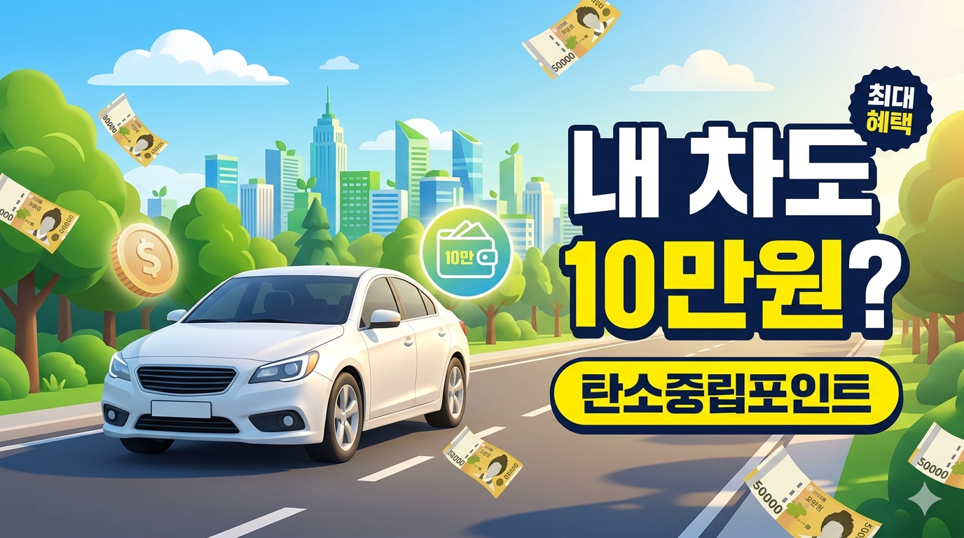 탄소중립포인트 자동차 제도: 하이브리드 참여 가능 여부와 신청 조건 총정리