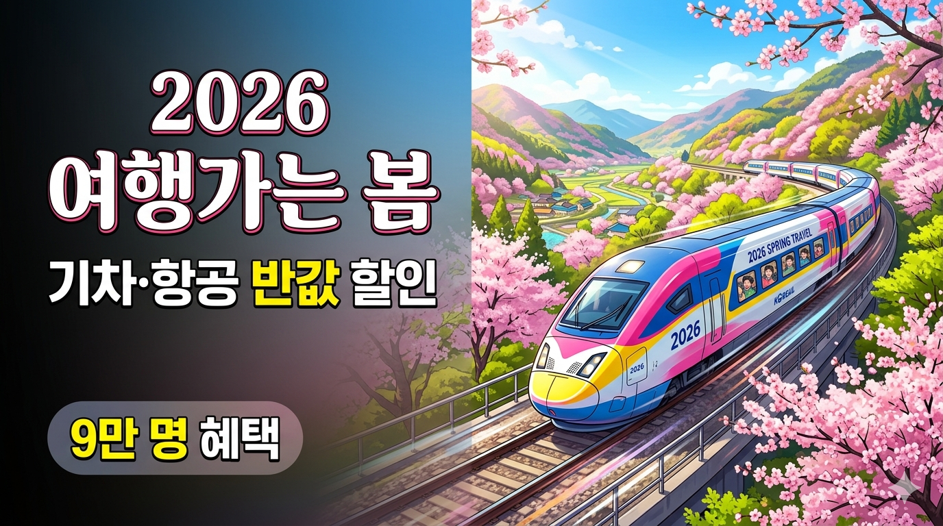 2026 여행가는 봄 캠페인 혜택 총정리: 기차·항공 할인 및 지역 연계 정보