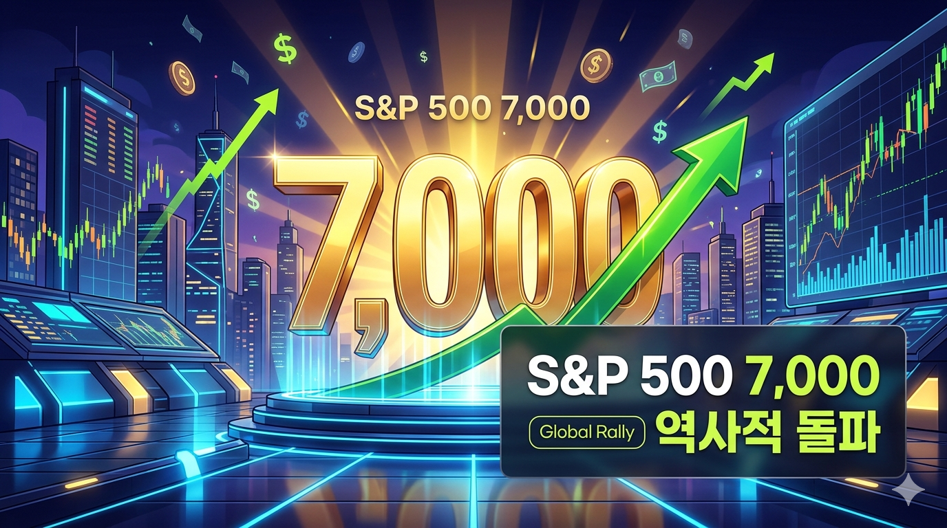 S&P500 7,000 돌파 및 코스피 6,200선 탈환: 글로벌 증시 역사적 랠리 분석