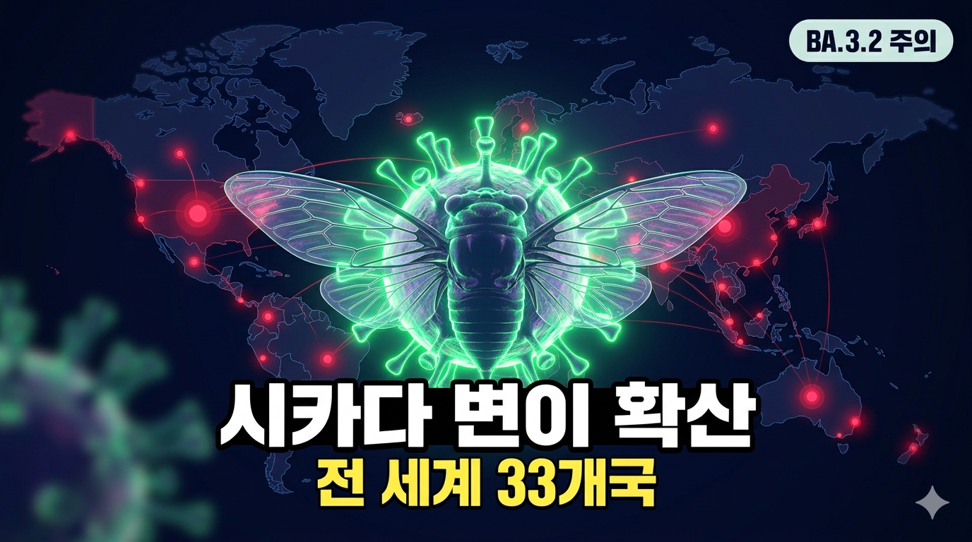 신종 코로나 변이 '시카다(BA.3.2)' 확산, 주요 특징과 대응법