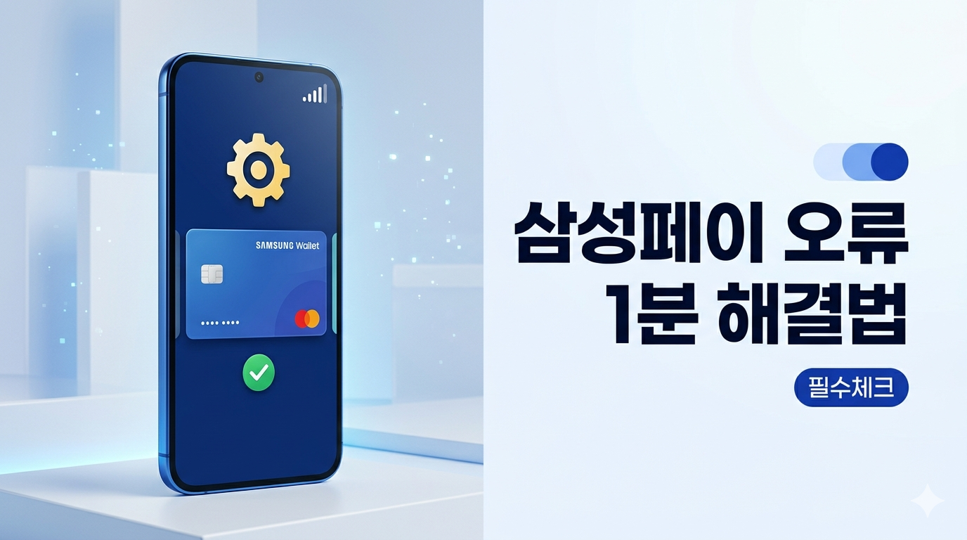 삼성페이(삼성 월렛) 결제 오류 해결 방법: 증상별 단계별 조치 가이드