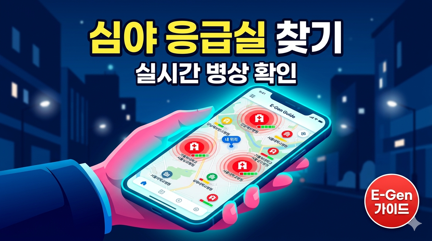 심야 응급실 및 야간 약국 찾기: 실시간 정보 확인 방법 총정리