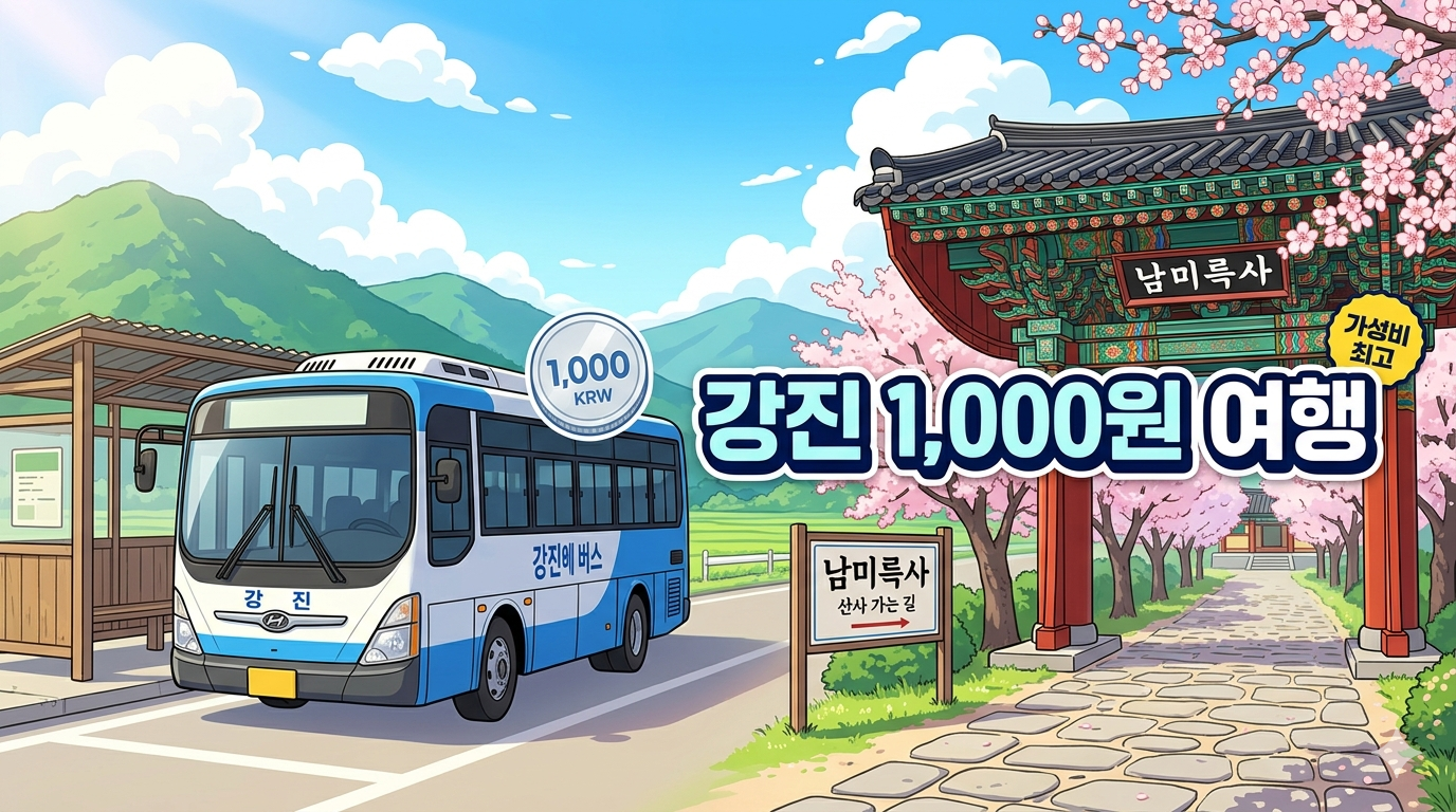 [2TV 생생정보] 1,000원 농어촌버스로 즐기는 전남 강진 여행 코스 총정리