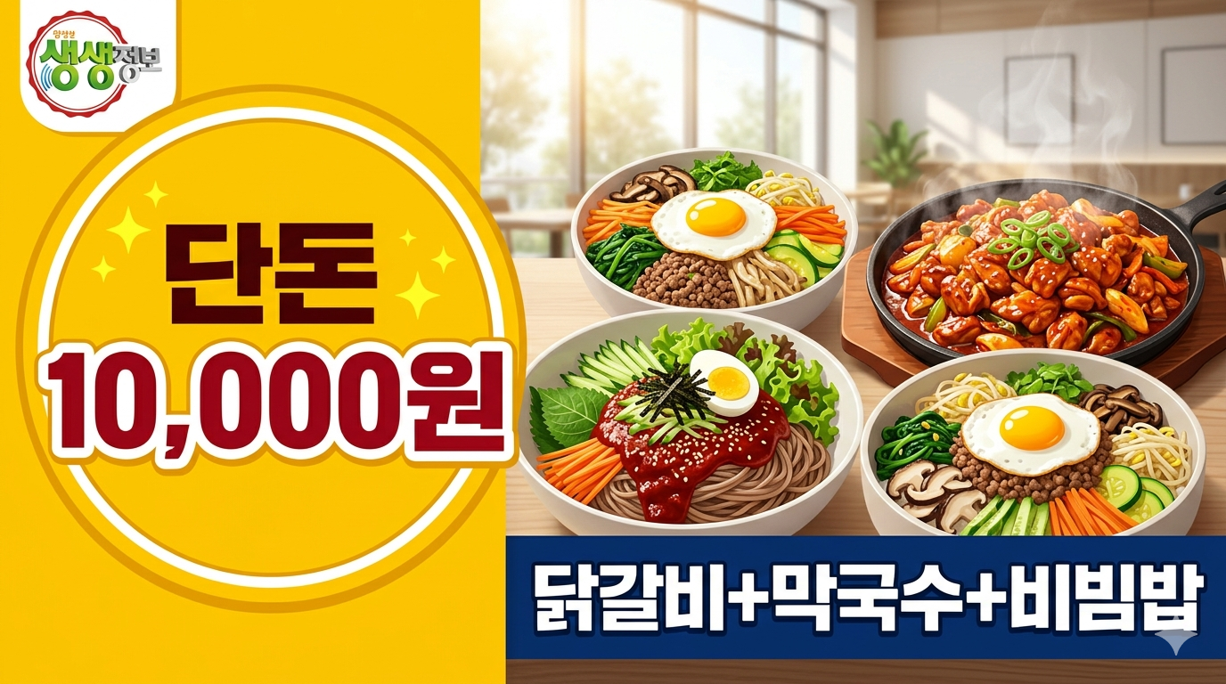 [생생정보 가격파괴 Why] 오산 일품군계, 만 원으로 즐기는 닭갈비·막국수·비빔밥 세트