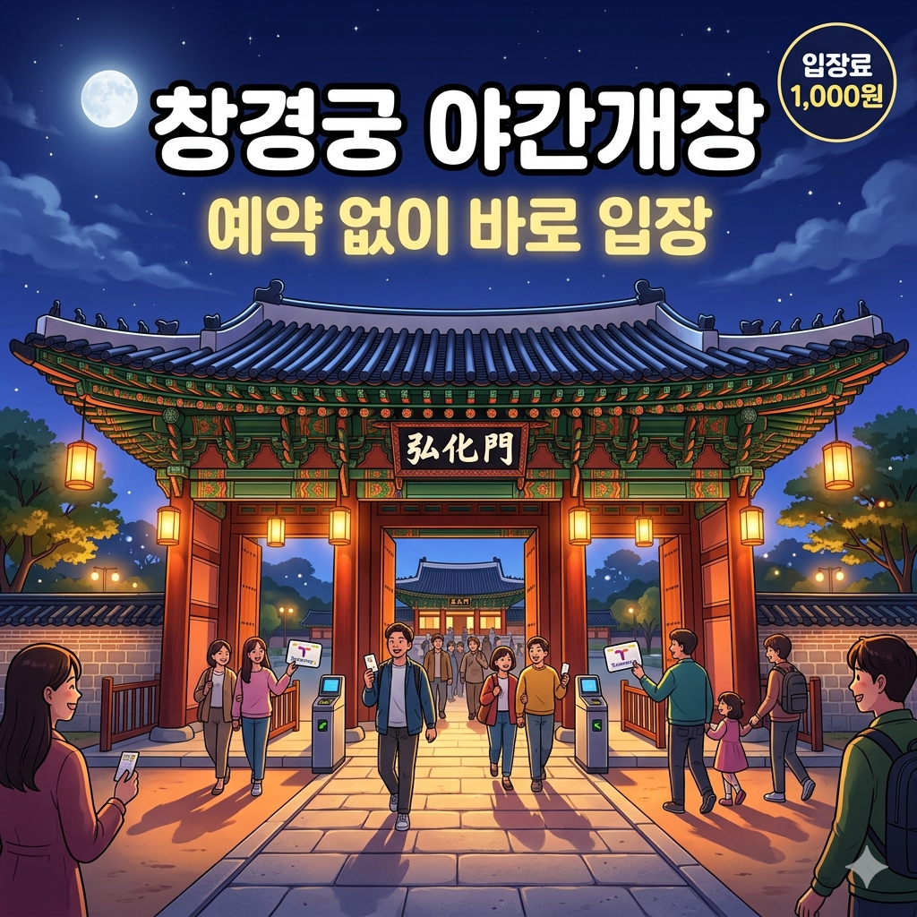 창경궁 야간 개장 예약 없이 즐기는 법: 관람 요금 및 주요 볼거리 정리