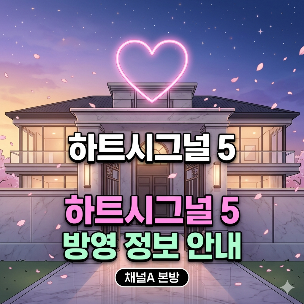 하트시그널5 방영 정보 및 티빙 독점 시청 방법 안내