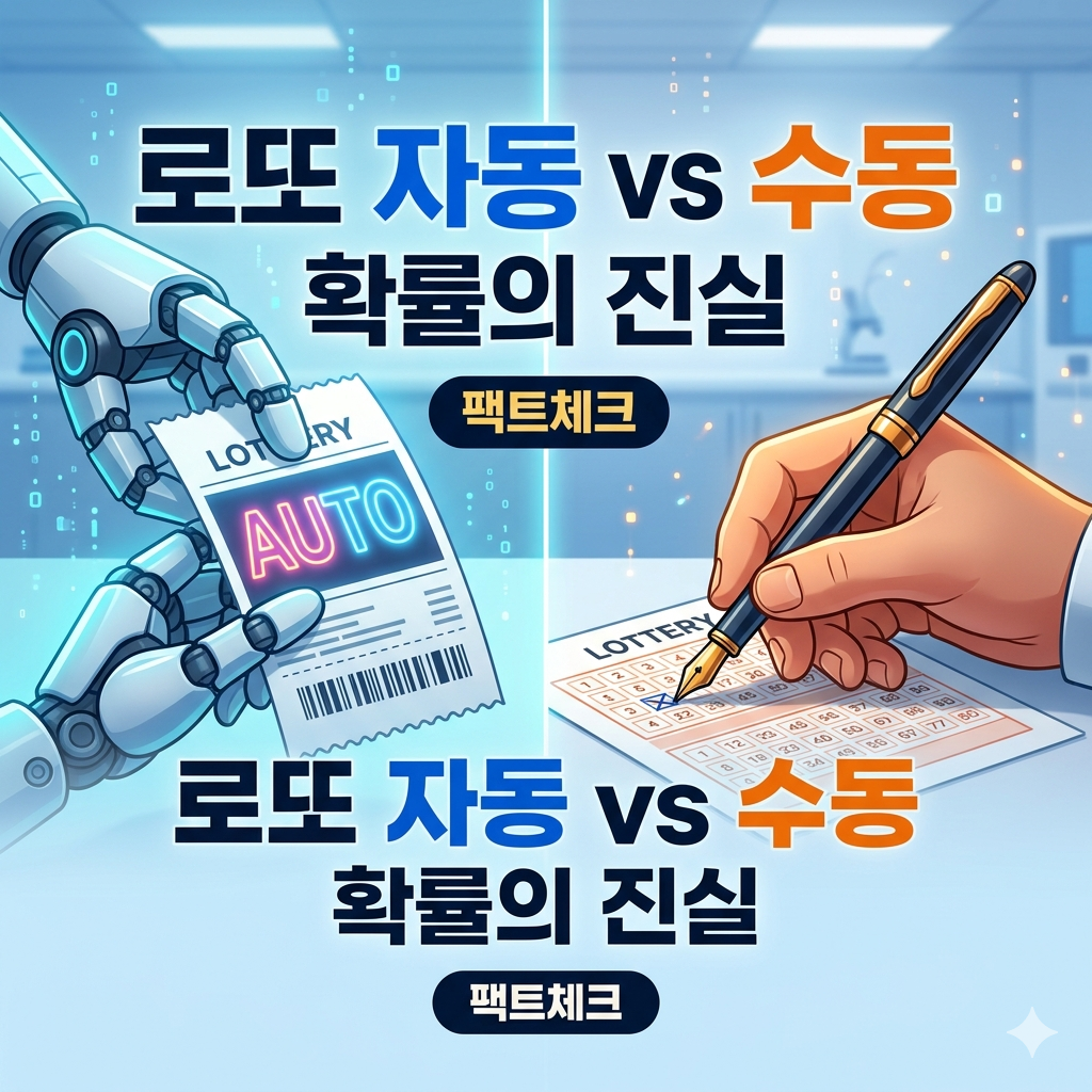 로또 자동 vs 수동 당첨 확률의 진실과 통계적 특징 분석