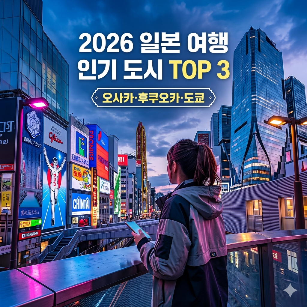 2026년 일본 여행 추천 도시 순위: 인기 명소부터 급부상 지역까지