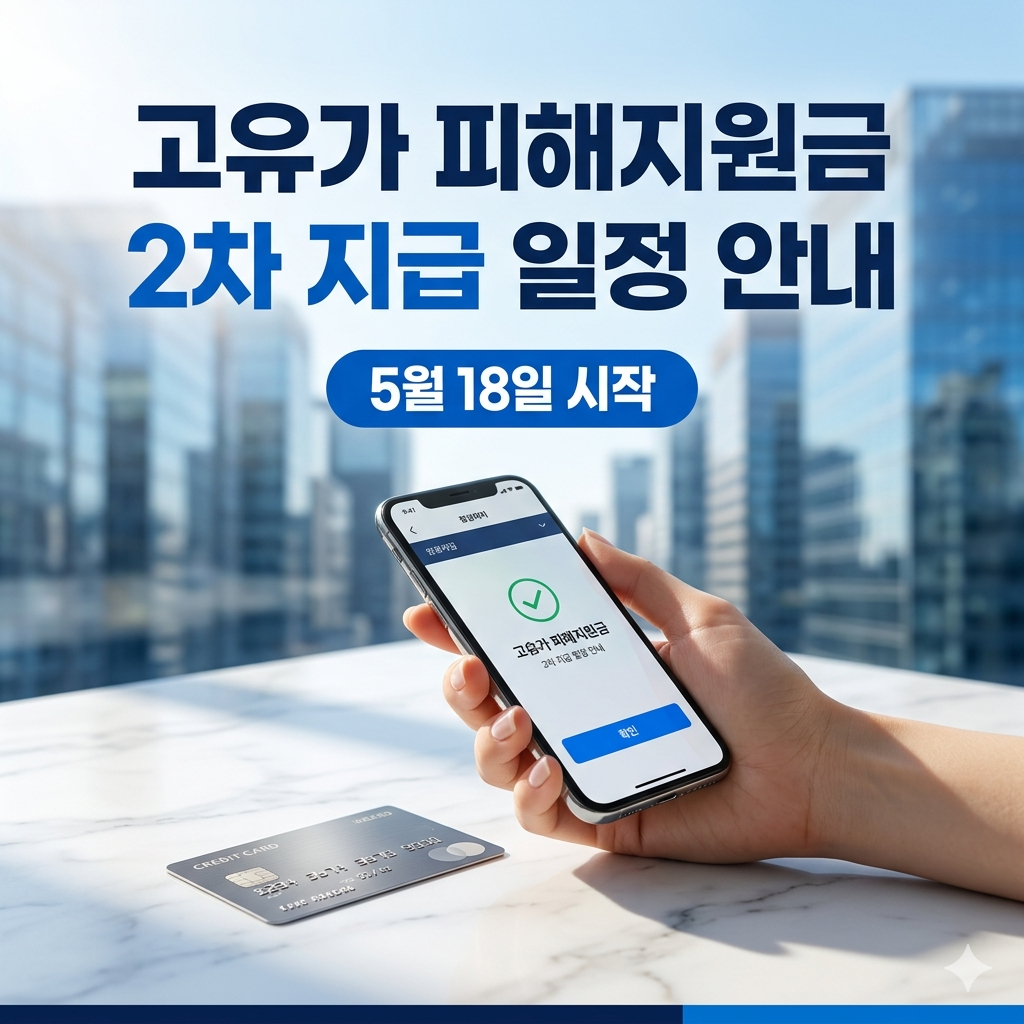 고유가 피해지원금 2차 지급 일정 및 온·오프라인 신청 방법 총정리