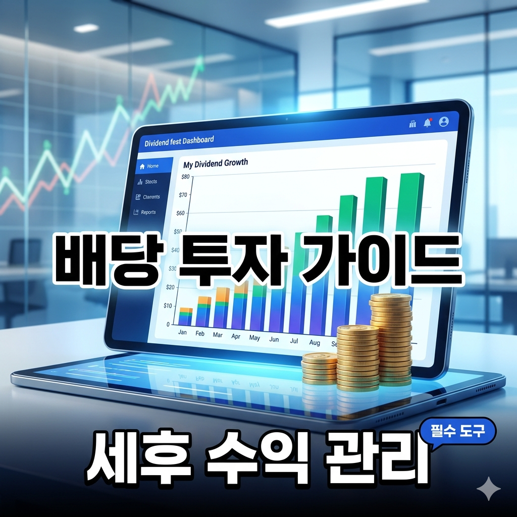 효율적인 배당주 투자를 위한 배당 계산기 및 세후 수익 관리 가이드