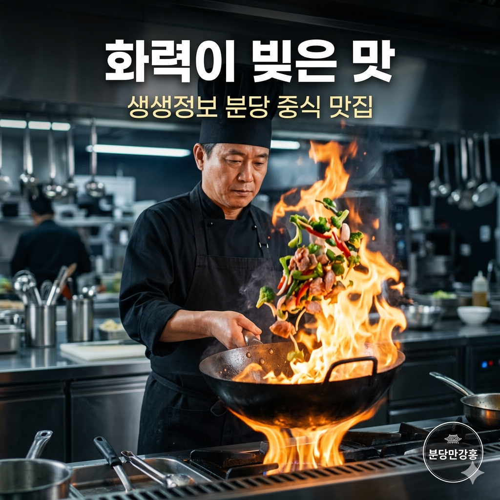 2TV 생생정보 결정적 한 수, 화력이 빚어낸 분당 중식 한상 맛집