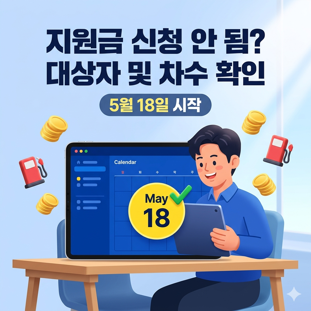 고유가 피해지원금 신청 안 됨? 대상자 확인 및 부적격 사유 해결 방법