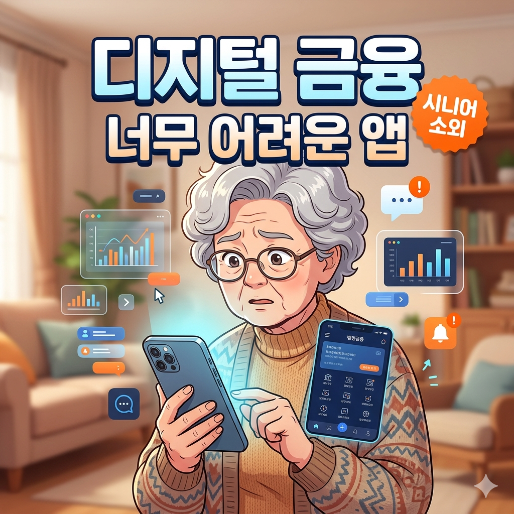 고령층 디지털 금융 소외 현상과 주요 어려움 분석