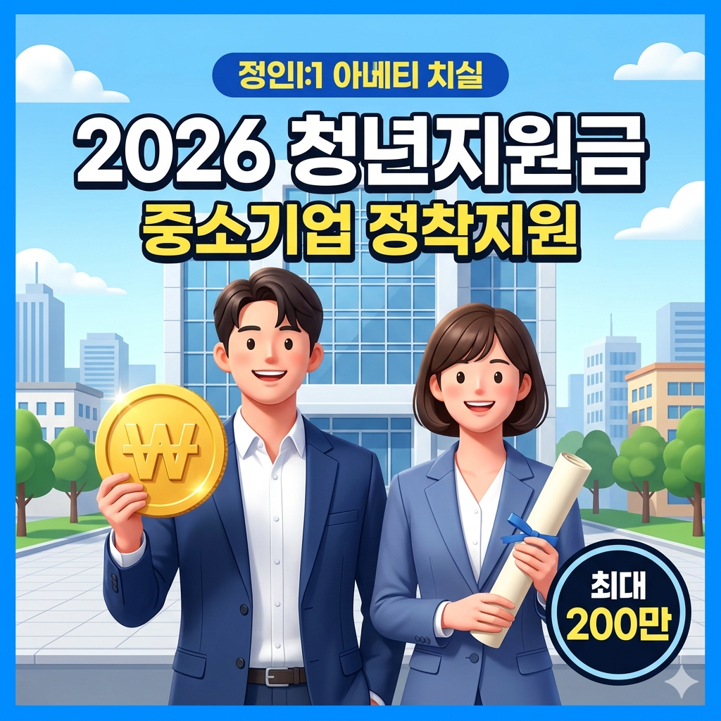 2026년 중소기업 재직 청년 지원금 총정리: 취업 정착부터 자산 형성까지