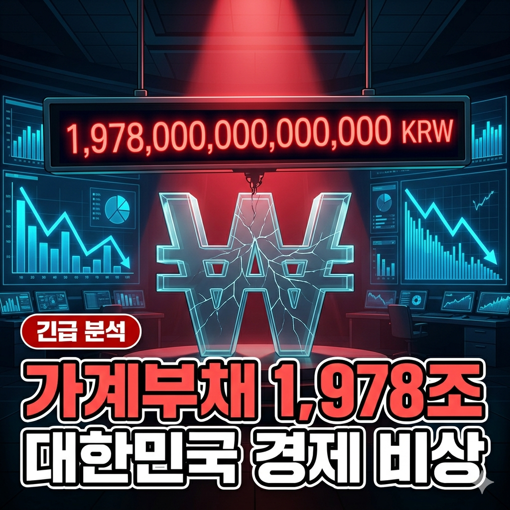 가계 빚투 1,978조 시대, 한국 경제에 미치는 4가지 치명적 영향