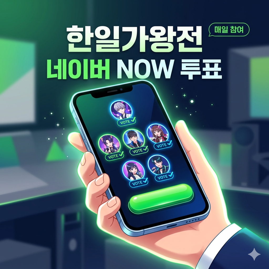 2026 한일가왕전 투표 방법 및 생방송 문자 투표 시간 총정리