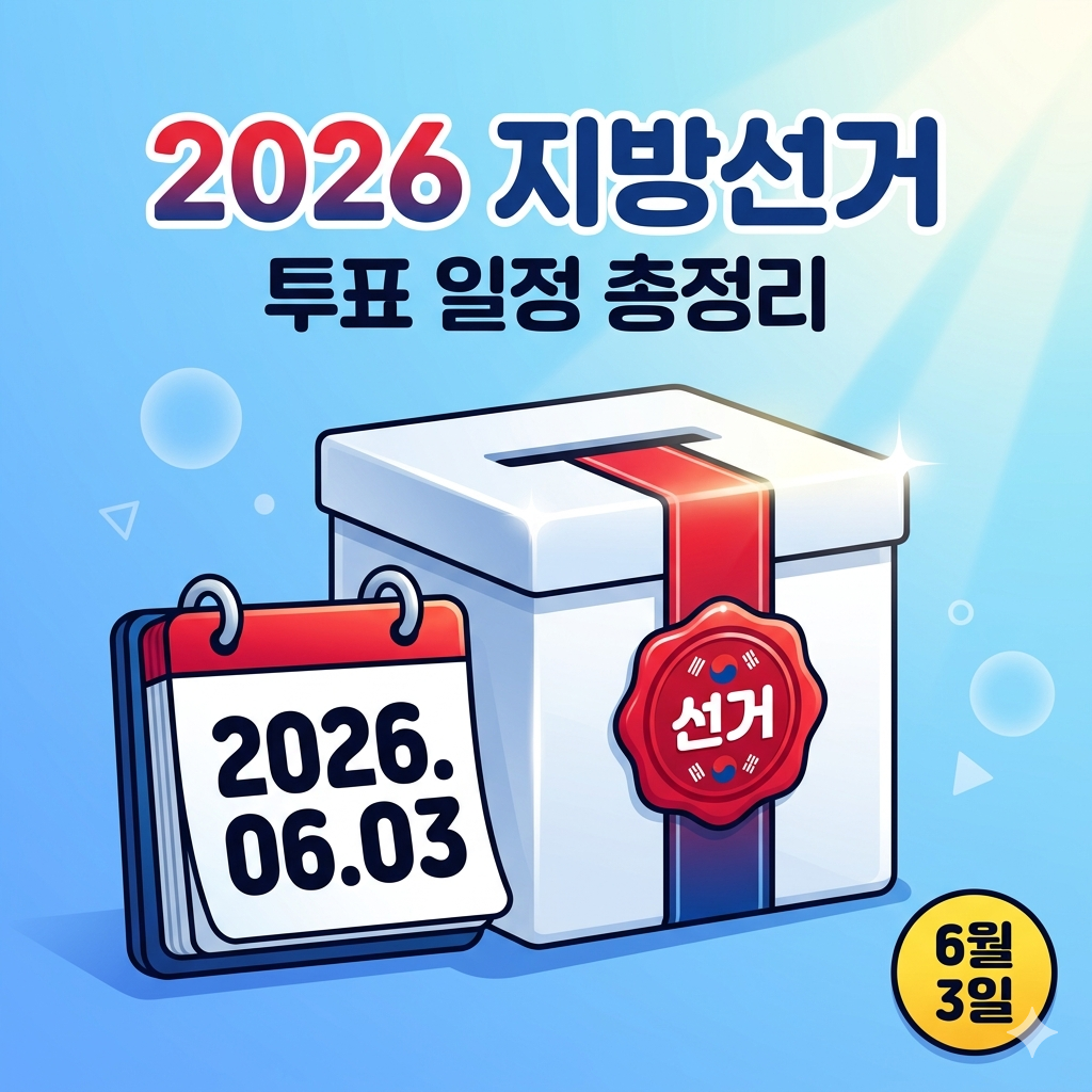 2026 제9회 전국동시지방선거 일정 및 투표 가이드: 우리 지역 일꾼을 뽑는 법
